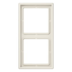 Jung Rahmen 2fach, Duroplast, LS 990, weiß LS982W