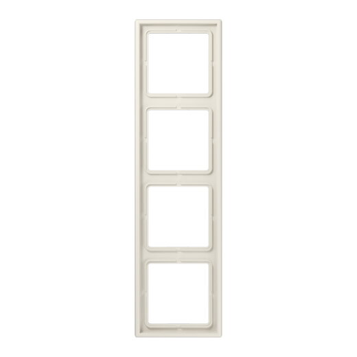 Jung Rahmen 4fach, Duroplast, LS 990, weiß LS984W