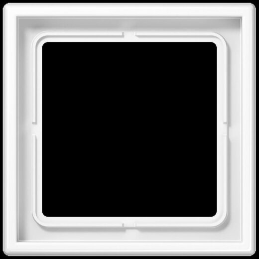 Jung Rahmen 1fach, Duroplast, LS 990, alpinweiß LS981WW