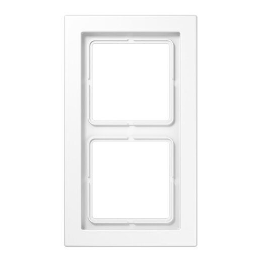 Jung Rahmen 2fach, Thermoplast, LS-DESIGN, alpinweiß LSD982BFWW