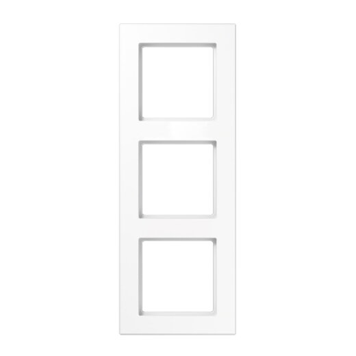 Jung Rahmen 3fach, Duroplast, A CREATION, alpinweiß AC583WW