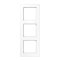 Jung Rahmen 3fach, Duroplast, A CREATION, alpinweiß AC583WW
