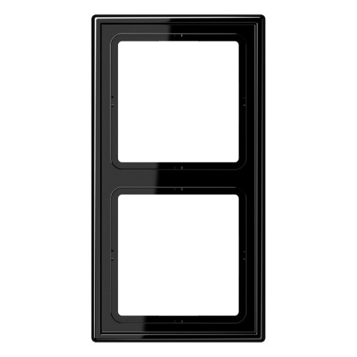 Jung Rahmen 2fach, Duroplast, LS 990, schwarz LS982SW