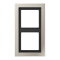 Jung Rahmen 2fach, LS-DESIGN, Edelstahl ESD2982