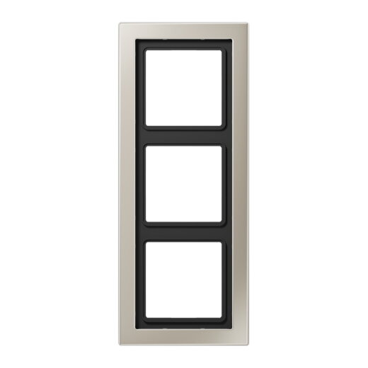 Jung Rahmen 3fach, LS-DESIGN, Edelstahl ESD2983