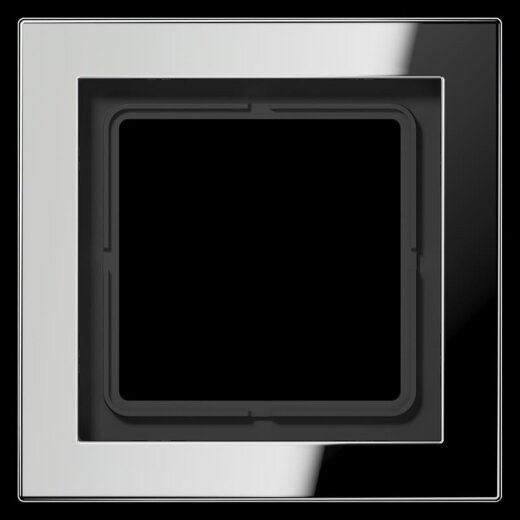 Jung Rahmen 1fach, Metall verchromt, LS-DESIGN, glanzchrom GCRD2981