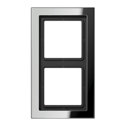 Jung Rahmen 2fach, Metall verchromt, LS-DESIGN, glanzchrom GCRD2982