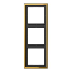Jung Rahmen 3fach, Metall goldfarben PVD-beschichtet,...