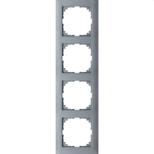 Merten Rahmen MEG4040-3660 4fach aluminium