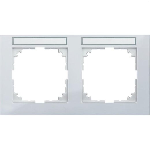 Merten Rahmen MEG4021-3619 2fach M-Pure polarweiss