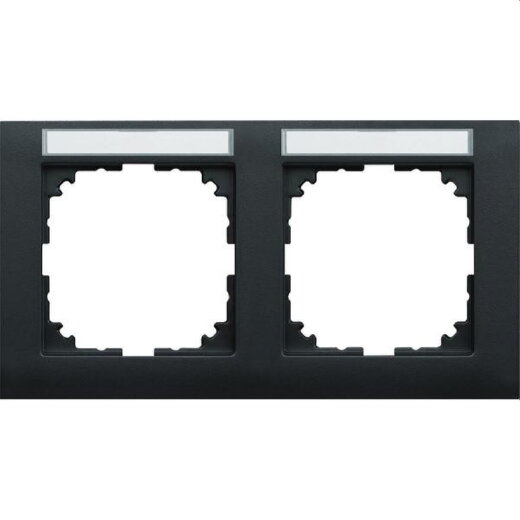Merten Rahmen MEG4021-3614 2fach M-Pure anthrazit