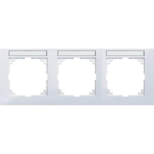 Merten Rahmen MEG4031-3625 3fach M-Pure aktivweiss