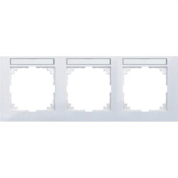 Merten Rahmen MEG4031-3625 3fach M-Pure aktivweiss