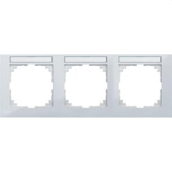 Merten Rahmen MEG4031-3619 3fach M-Pure polarweiss