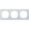 Merten Rahmen MEG4031-3619 3fach M-Pure polarweiss