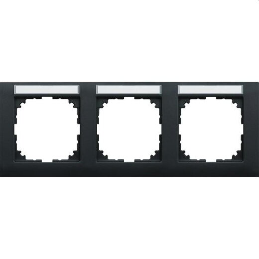 Merten Rahmen MEG4031-3614 3fach M-Pure anthrazit