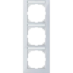 Merten Rahmen MEG4032-3619 3fach M-Pure polarweiss