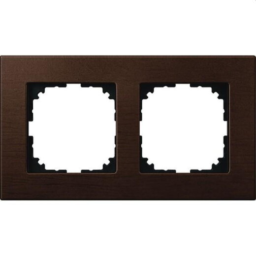 Merten Rahmen MEG4052-3473 2fach walnuss