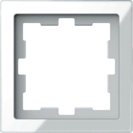 Merten Rahmen D-Life 1fach Kristallweiss