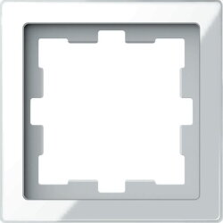 Merten Rahmen D-Life 1fach Kristallweiss
