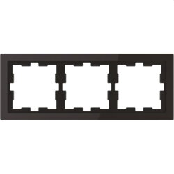 Merten Rahmen D-Life 3fach Onyxschwarz