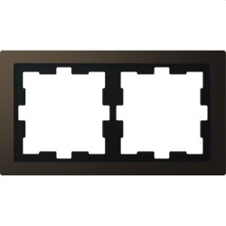 Merten Rahmen D-Life 2fach Moccametallic