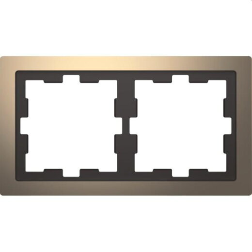 Merten Rahmen D-Life 2fach Nickelmetallic