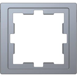 Merten Rahmen D-Life 1fach Edelstahl