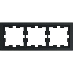 Merten Rahmen D-Life 3fach Schiefer geschliffen