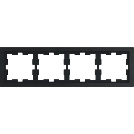 Merten Rahmen D-Life 4fach Schiefer geschliffen