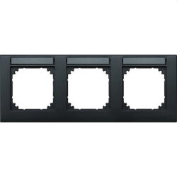 Merten Rahmen 472314 3fach waagerech anthrazit M-PLAN