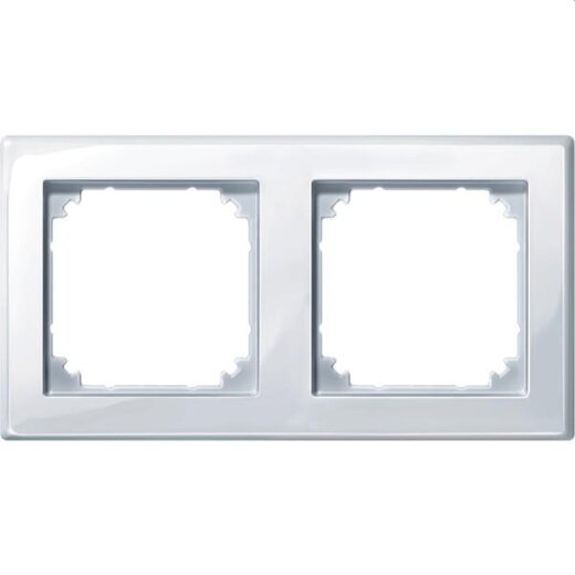 Merten Rahmen 478225 2fach aktivweiss glaenzend