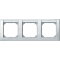 Merten Rahmen 471319 3fach waager. polarweiss glaenz.
