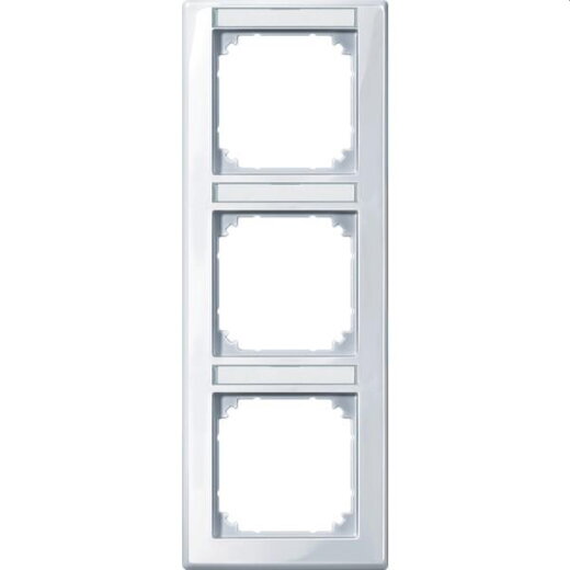 Merten Rahmen 470325 3fach senkr. aktivweiss glaenzend