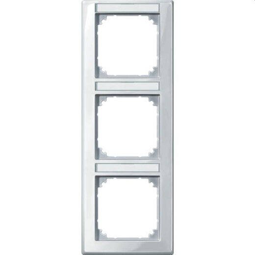 Merten Rahmen 470319 3fach senkr. polarweiss glaenzend