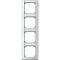 Merten Rahmen 470419 4fach senkr. polarweiss glaenzend