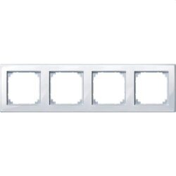 Merten Rahmen 478425 4fach aktivweiss glaenzend