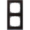 Merten Rahmen MEG4020-3671 2fach wenge/aluminium