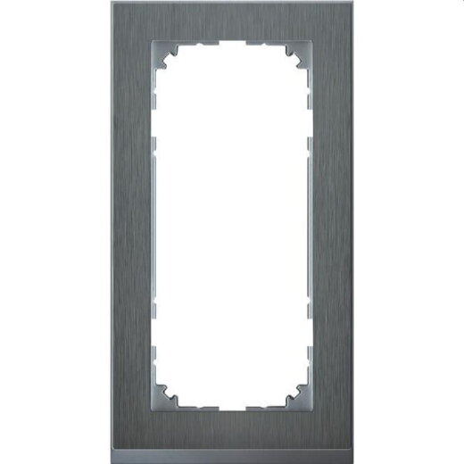 Merten Rahmen MEG4025-3646 2fach edelstahl/aluminium