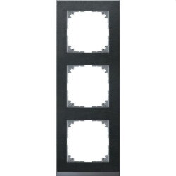 Merten Rahmen MEG4030-3669 3fach schiefer/aluminium