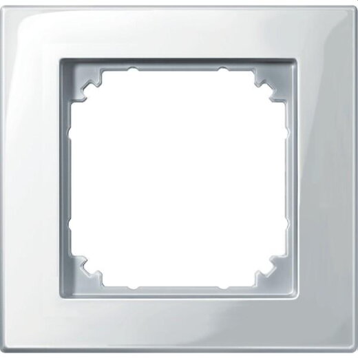 Merten Rahmen 503119 1fach polarweiss glaenzend