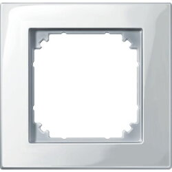 Merten Rahmen 503119 1fach polarweiss glaenzend