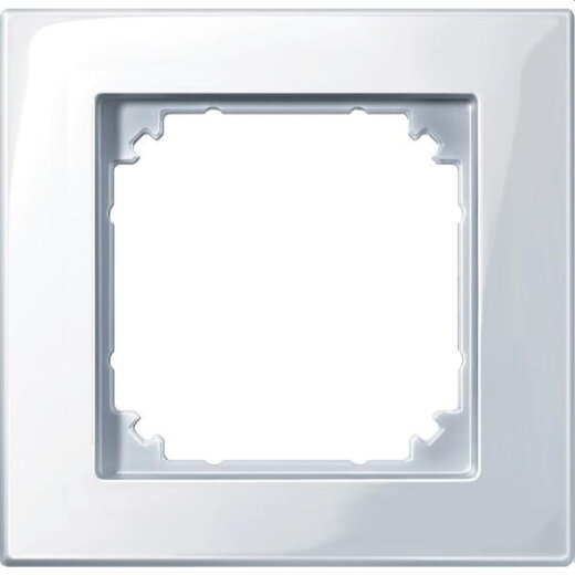 Merten Rahmen 503125 1fach aktivweiss glaenzend