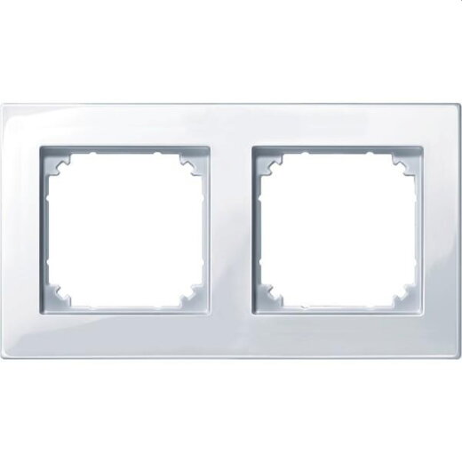 Merten Rahmen 503225 2fach aktivweiss glaenzend