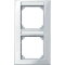 Merten Rahmen 513219 2fach senkr. polarweiss glaenzend