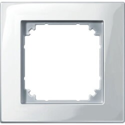 Merten Rahmen 515119 1fach polarweiss glaenzend