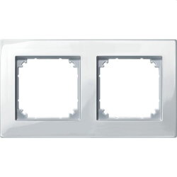 Merten Rahmen 515219 2fach polarweiss glaenzend