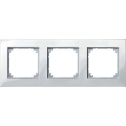 Merten Rahmen 515319 3fach polarweiss glaenzend