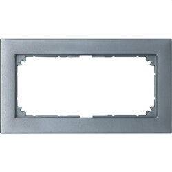 Merten Rahmen 488860 2fach aluminium M-PLAN