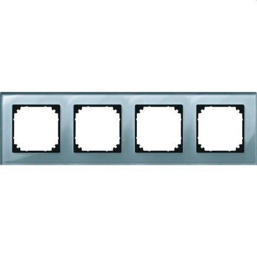 Merten Rahmen 489460 4fach diamantsilber